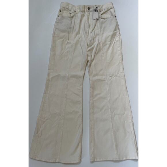 Polo Ralph Lauren Women’s Stretch Twill Flare Jeans Chic Cream Size 31 NWT $298 - Picture 8 of 9